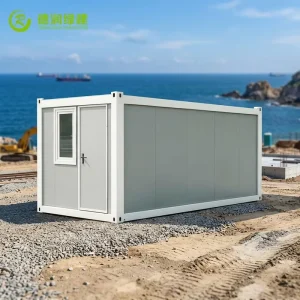 Weatherproof Folding House for Coastal Project Site Office with Anti Rust Galvanized Frame Modular Container Housing Units