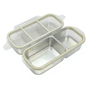 Weight loss Bento Box Two three Compartments Portion controlled Storage Container Refrigerator Freezer safe Microwave safe Box