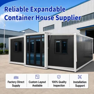 Wind Resistant 20/40 Ft Modern Modular Home Ready to Live Expandable Prefabricated Container House 2 Bedroom Tiny House