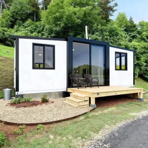 Windproof Expandable Container House Prefab Mobile Home Anti Earthquake Fireproof Soundproof Steel Structure Sandwich Panel
