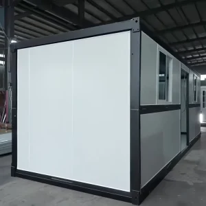 Windproof Movable Modern Prefabricated Foldable Container House Elegant Appearance Living Home Villa Bedroom Office Building