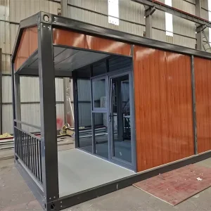 Windproof Triangular Roof Container House