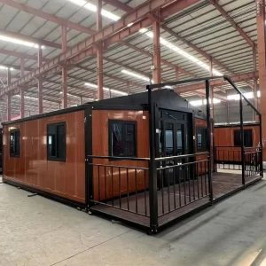 Winter Warm Summer Cool Double Wing Expandable House Thermal Insulation Folding Prefabricated Modular Mobile House