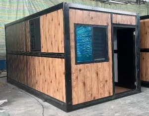 X Folding Steel Portable Container House Quick Assembly Prefab Home for Construction Site Offices Emergency Shelters Hotels