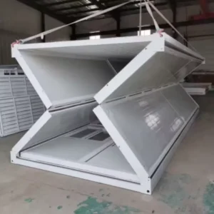 X Type Foldable Container House Galvanized Steel & Sandwich Panel Waterproof Apartment Use Modern Design Made In China