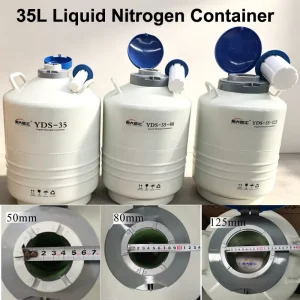 YDS 35 Liquid Nitrogen Container Ln2 Dewar Cryopreservation Scientific Research Laboratory Equipment