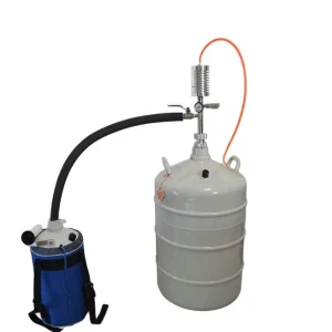 YDS Series 20L Aluminum Alloy Epoxy Coated Liquid Nitrogen Tank Container Vacuum Warranty for Semen Storage