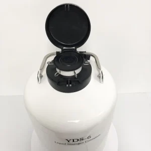 YDS10 20 30 Veterinary Equipment Cryogenic Bovin Embryo Storage Container 3 Liter Frozen Semen Liquid Nitrogen Aluminum