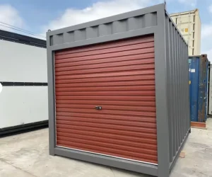 YK 20ft Modern Design Mobile Prefab Steel Storage Container Portable and Foldable with Roll up Door for Warehouse Use