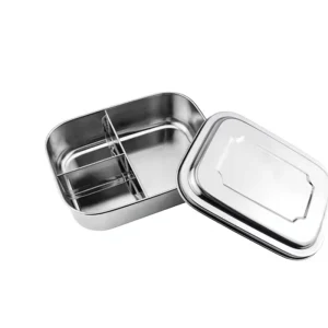 Zero Plastic Seamless Design Eco Friendly Freshness Preservation Stainless Steel Lunch Box Family Picnic Pasta