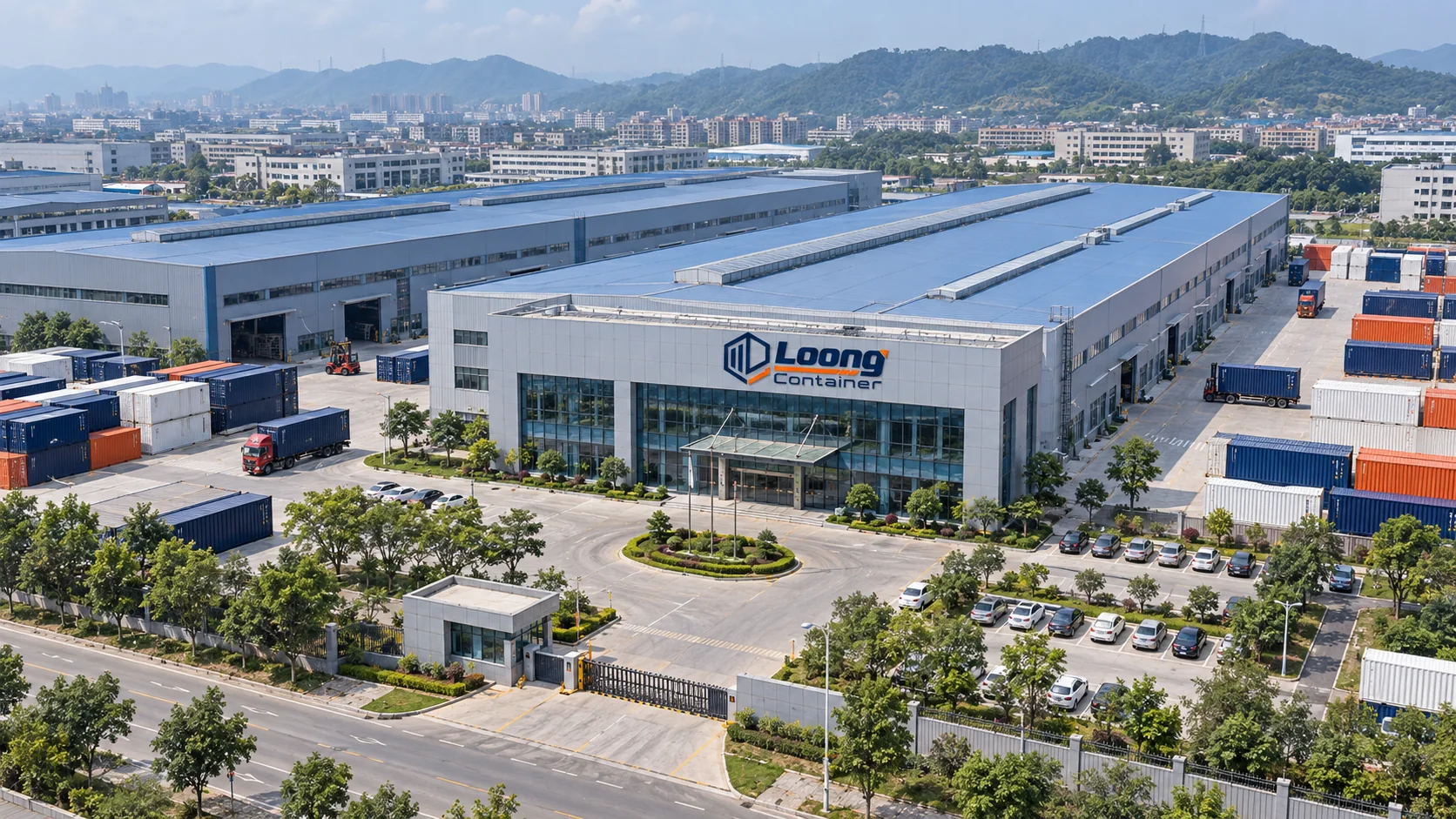 Loong Container manufacturing campus in China