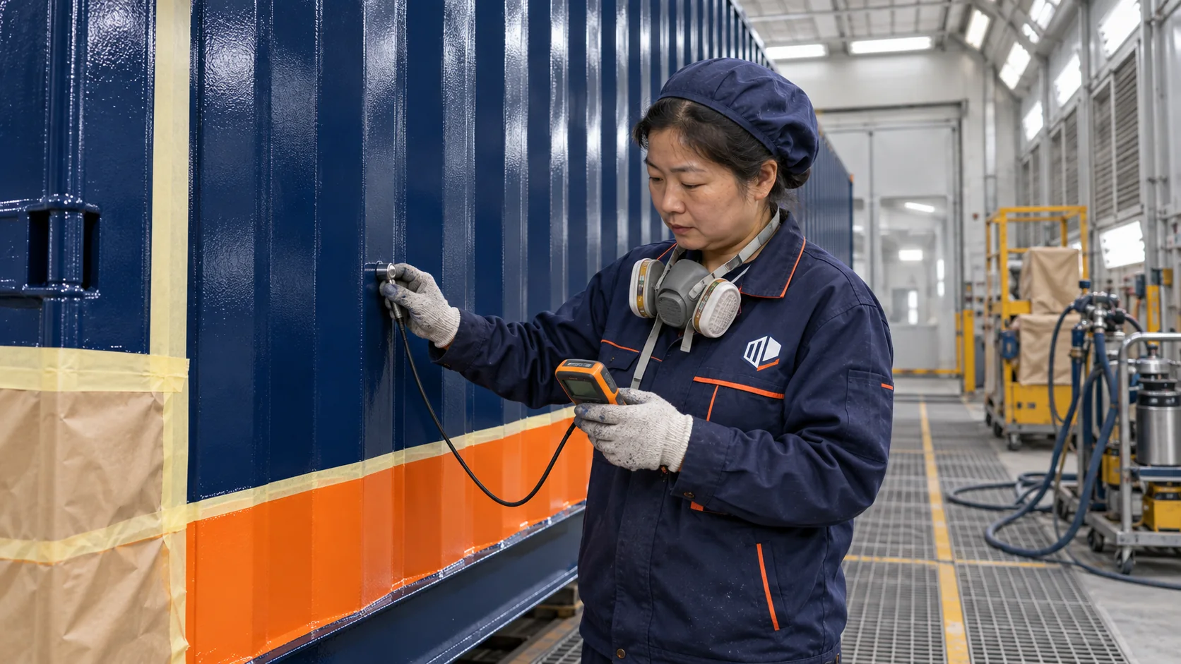 Container coating quality inspection